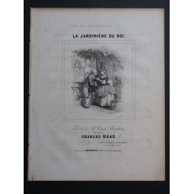 HAAS Charles La Jardinière du Roi Chant Piano ca1830