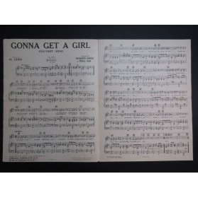 HOWARD Simon ASH Paul Gonna Get A Girl Chant Piano 1928