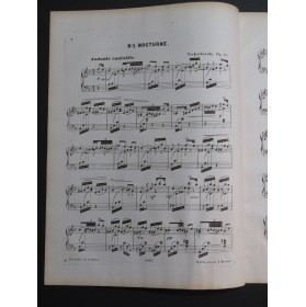 TSCHAIKOWSKY P. I. Nocturne op 10 Piano 1874