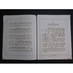 BERTINI Henri Etudes Mélodiques op 142 3e Livre Piano ca1845