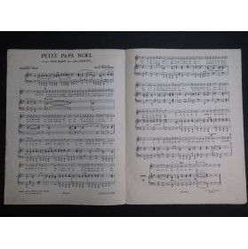 MARTINET Henri Petit Papa Noël Tino Rossi Chant Piano 1946