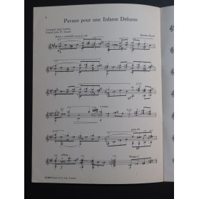 RAVEL Maurice Pavane pour une Infante Défunte Guitare 1968