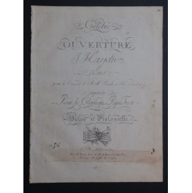 HAYDN Joseph Célèbre Ouverture Clavecin ou Piano XVIIIe