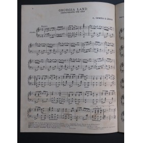 LEWIS Seneca G. Georgia Land Piano 1918