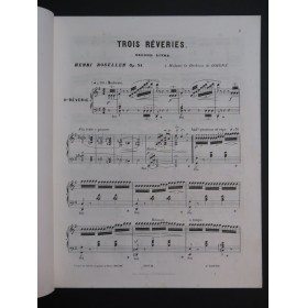 ROSELLEN Henri Trois Rêveries op 31 Piano ca1853