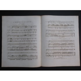 BÉRAT E. J'ai retrouvé mon coutiau Chant Piano ou Harpe 1823