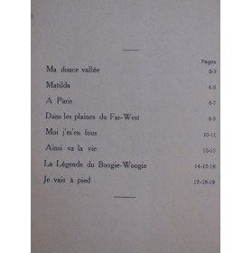 Album Yves Montand 8 Pièces Chant Piano 1948