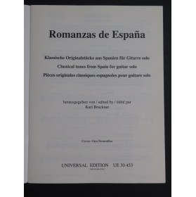 Romanzas des Espana Pièces Guitare 1997