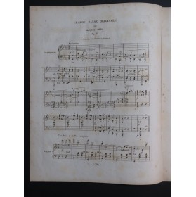 HERZ Jacques Grande Valse Originale op 42 Piano ca1850