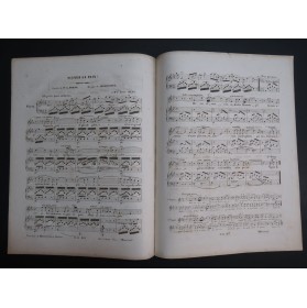 MARMONTEL Antonin Signez la Paix Chant Piano ca1840