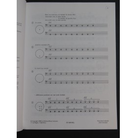 GEOFFROY Jean Méthode pour les Débutants Timbales 1990