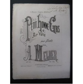 MELDER A. Le Petit Homme Gris Piano XIXe