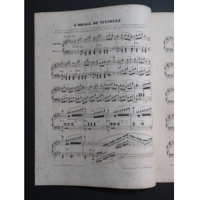 STEIBELT Daniel L'Orage Rondeau Pastoral Piano ca1860