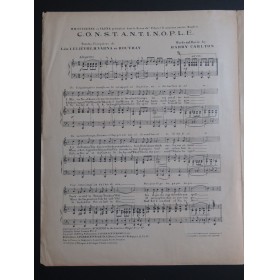 CARLTON Harry Constantinople Chant Piano 1928