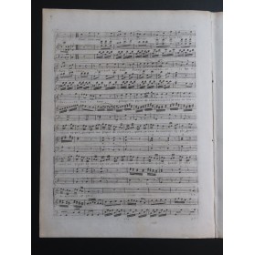 DEVIENNE François Rondeau des Visitandines Chant Clavecin ou Harpe ca1790