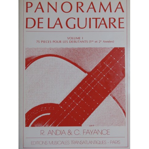 Panorama de la Guitare Vol 1 75 Pièces Guitare 1982