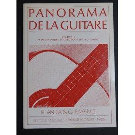 Panorama de la Guitare Vol 1 75 Pièces Guitare 1982