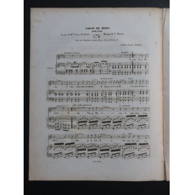 MASINI F. Coeur de Mère Chant Piano ca1840