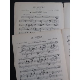 ROUSSE J. En Vendée No 2 Dans le Chemin Creux Piano Hautbois 1910