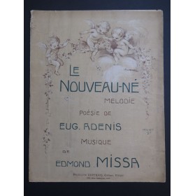 MISSA Edmond Le Nouveau-Né Dédicace Chant Piano