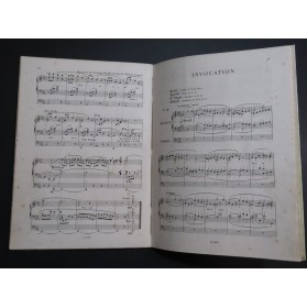 DUBOIS Théodore Messe de Mariage 5 Pièces Dédicace Orgue 1891