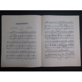 MASSENET Jules Enchantement No 2 E. Grasset Chant Piano 1892