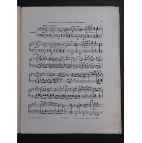 DONIZETTI G. LA Fille du Régiment Pot-pourri Piano ca1845