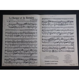 GREVALLE OGIS CADE Le Berger et la Bergère Tango Chant Piano