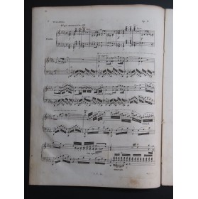 THALBERG S. Fantaisie La Straniera Bellini op 9 Piano ca1840