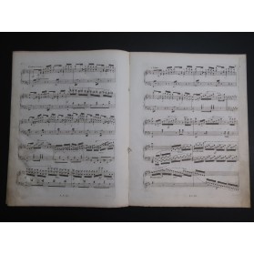 THALBERG S. Fantaisie La Straniera Bellini op 9 Piano ca1840