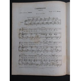 MASINI F. L'Orpheline Chant Piano ca1840