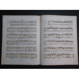 HÜNTEN François Cavatine sur Le Crociato Meyerbeer op 97 Piano 4 mains 1838