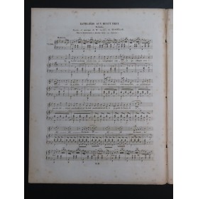 DE BEAUPLAN Amédée Batelière aux Beaux Yeux Chant Piano ca1840