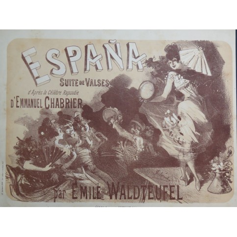 WALDTEUFEL Émile Espana Piano ca1885