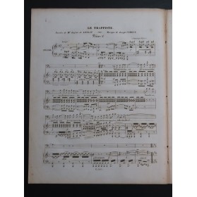 VIMEUX Joseph Le Trappiste Chant Piano ca1840