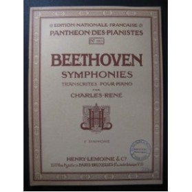 BEETHOVEN Symphonie No 4 Piano 1951