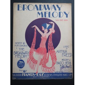 BROWN Nacio Herb Broadway Melody Chant Piano 1929