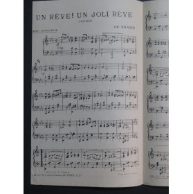 Un Rêve ! Un Joli Rêve Fox-Trot Ch. Braun Piano