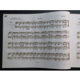 MUSARD Le Domino Noir Quadrille No 1 Piano 4 mains ca1835