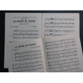 GERBIER Abbé Alphonse La Chaîne de Fleurs Chant Piano