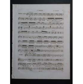 HAUMAN Théodore Thème Varié Violon Alto Violoncelle Contrebasse ca1845