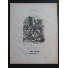 HAAS Charles L'Écho du Chalet Chant Piano ca1830