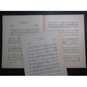 HAYDN Joseph Romance de la Symphonie La Reine Piano Violon 1944