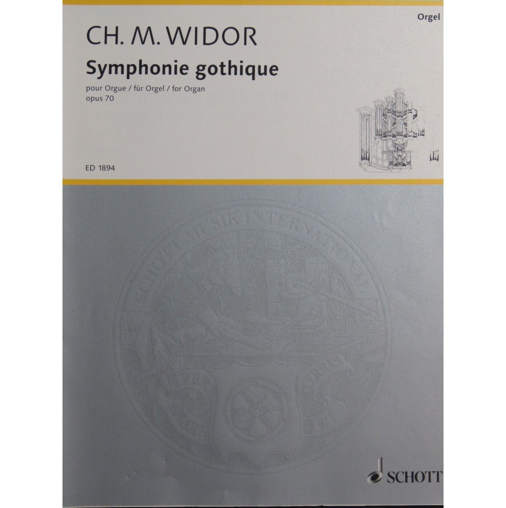 WIDOR Ch. M. Symphonie Gothique Orgue