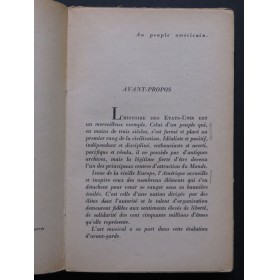 LANDOWSKI W. L. La Musique Américaine 1952