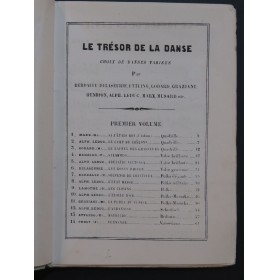 Le Trésor de la Danse 1er Volume Pièces pour Piano ca1870