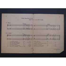 KALTNECKER M. Faux-Bourdons du Magnificat Chant 1949