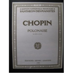 CHOPIN Frédéric Polonaise No 2 Piano