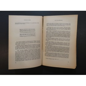 Mélanges d'Histoire et d'Esthétique Musicales Tome 2 1955