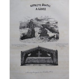 MONPOU Hippolyte Les Résurrectionnistes Chant Piano ca1830